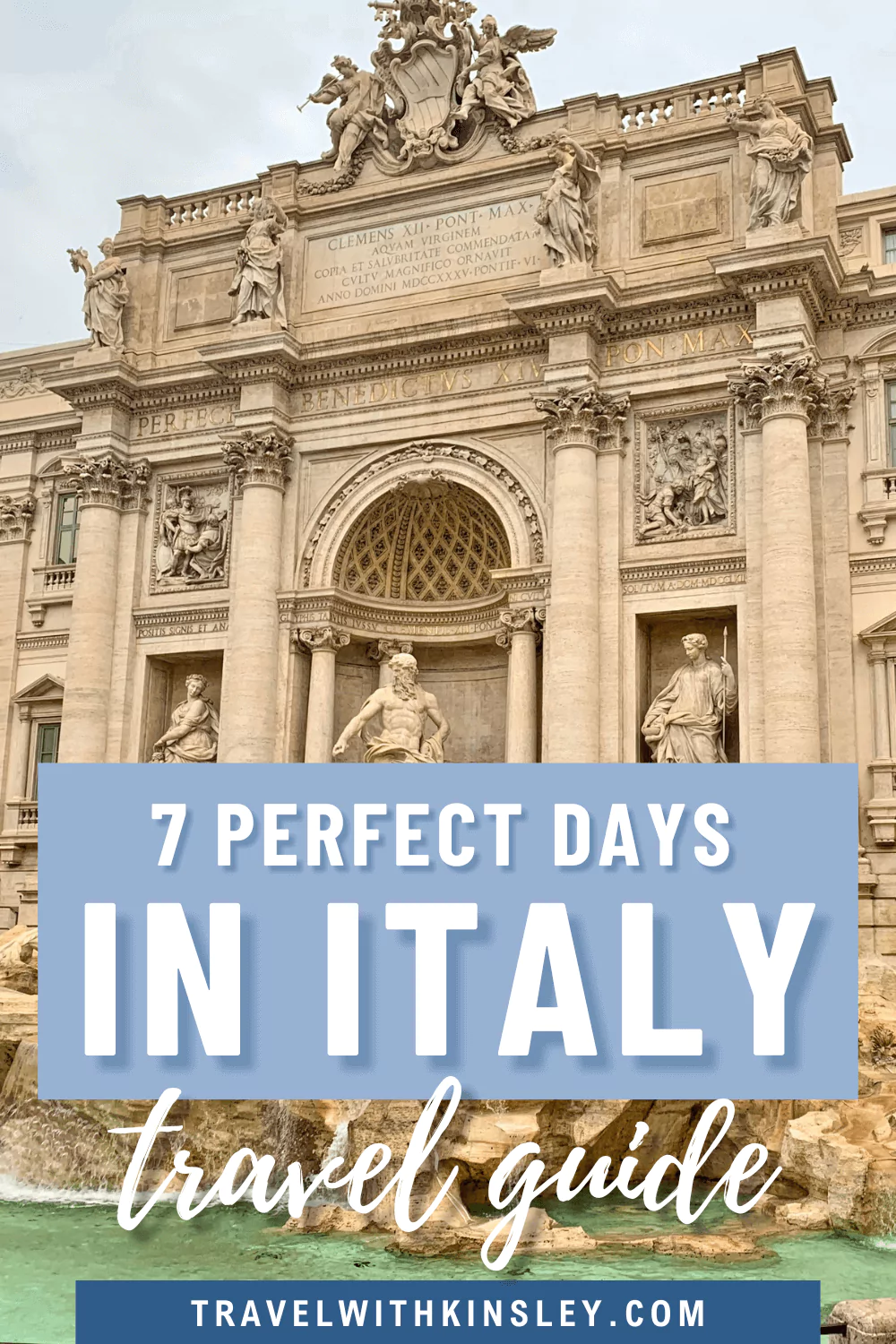 7 Day italy Itinerary pin 1
