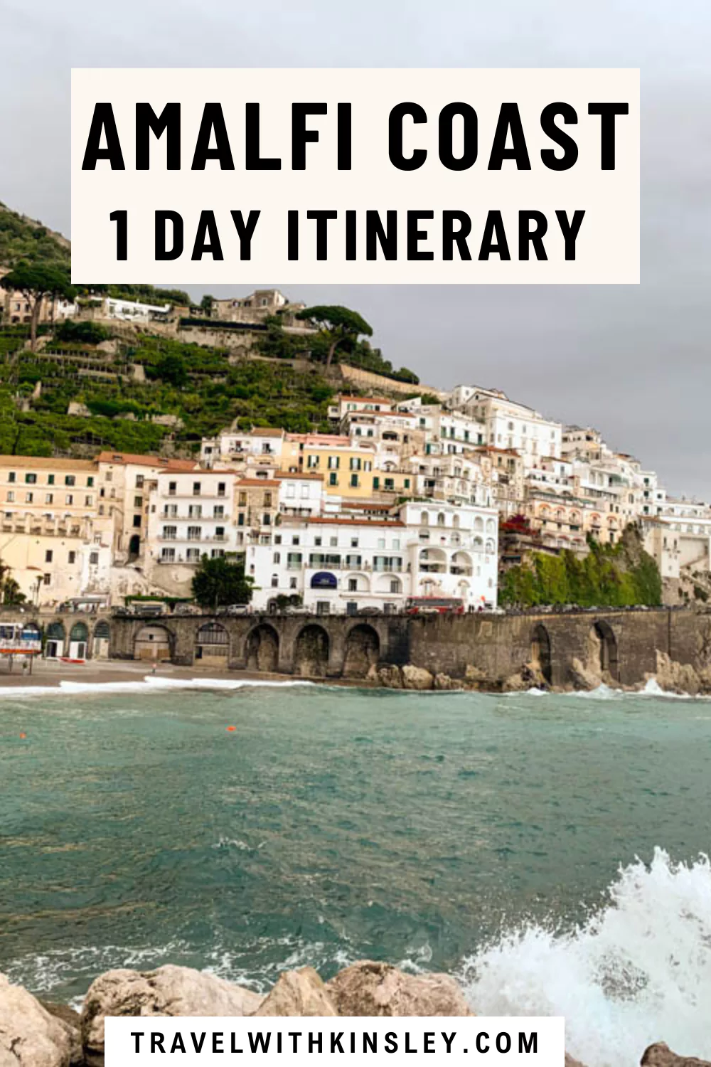 Amalfi coast itinerary Pin 1