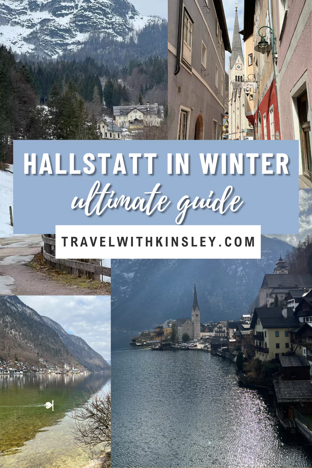 Visiting Hallstatt in Winter Pinterest Pin 1