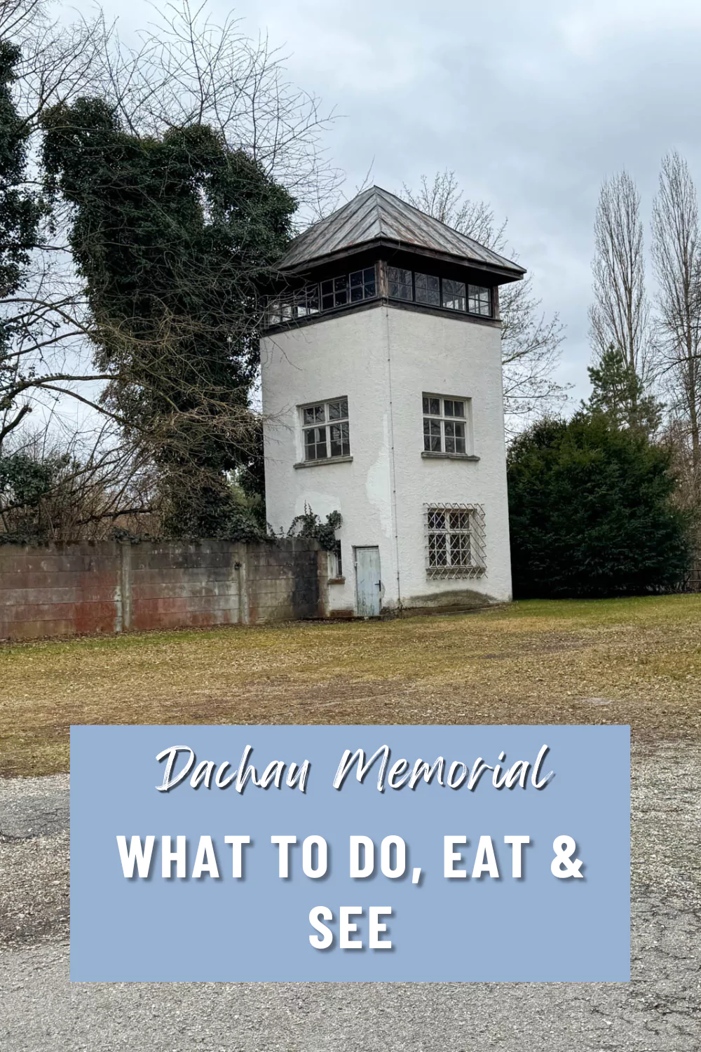 Dachau Concentration Camp Memorial Pinterest Pin 2