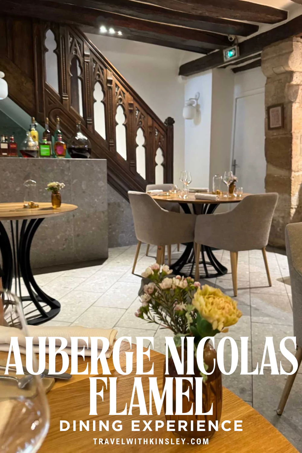 Dining at Auberge Nicolas Flamel A Michelin Experience Pin 2