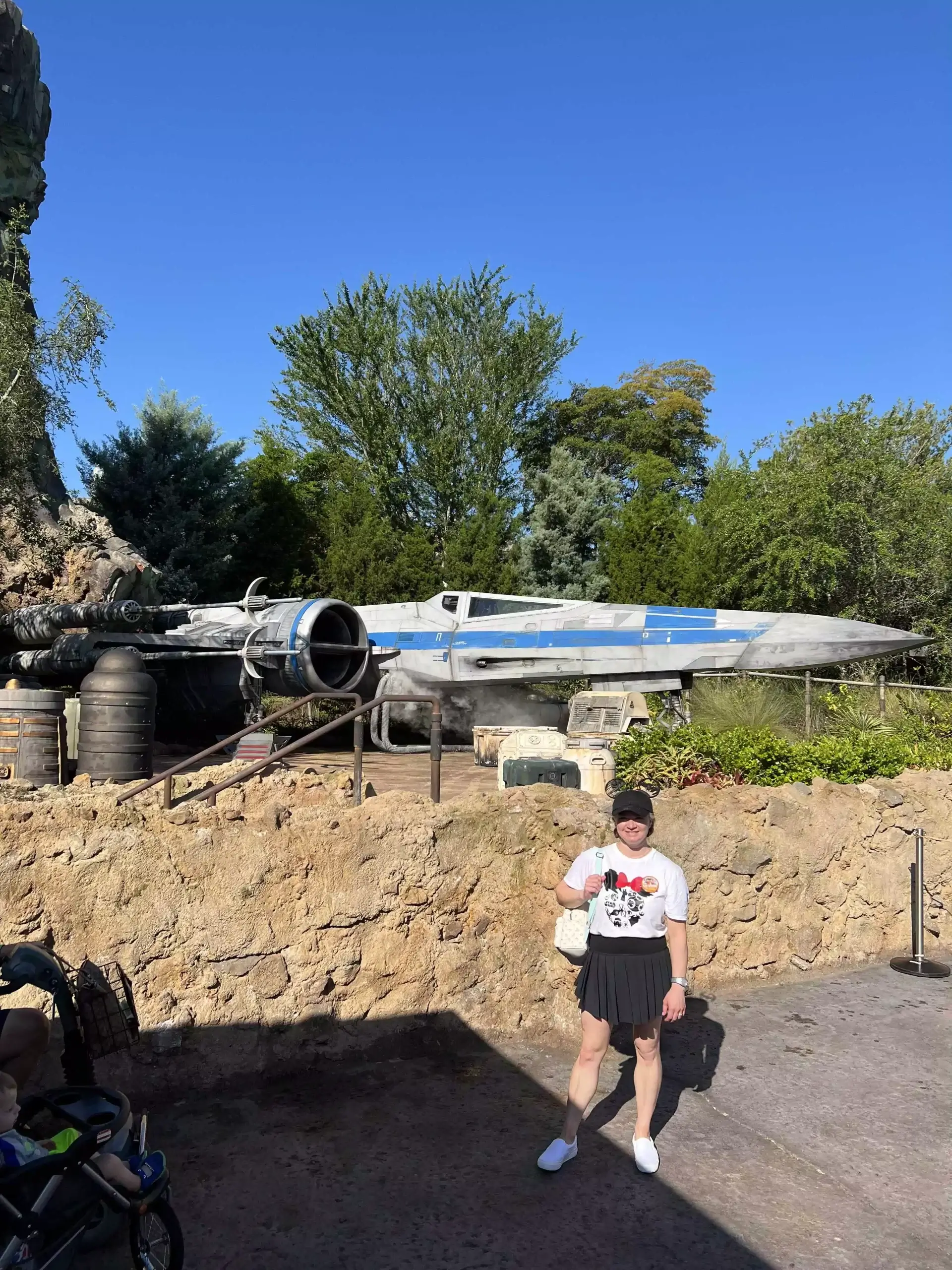 Katie at Start Wars ride at Disney Hollywood Studios