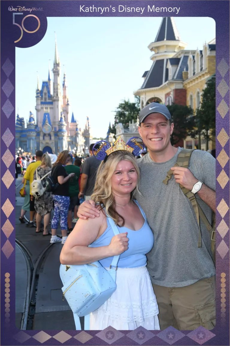 Magic Kingdom Park - Main Street USA Katie and Zack