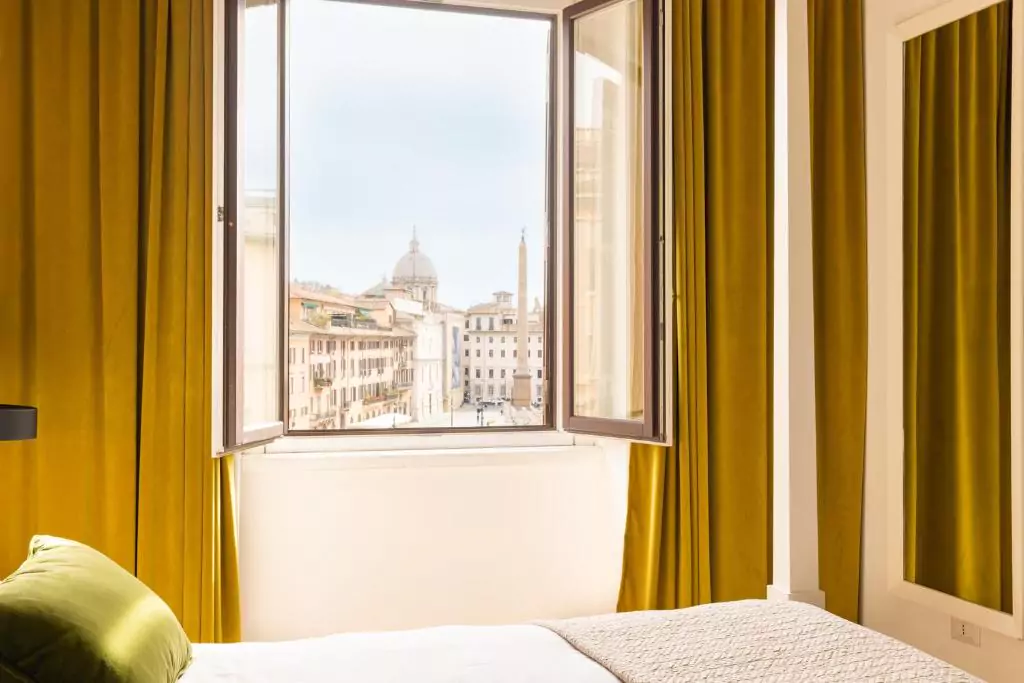 Italy Rome Top-rated boutique hotels Navona 49 view