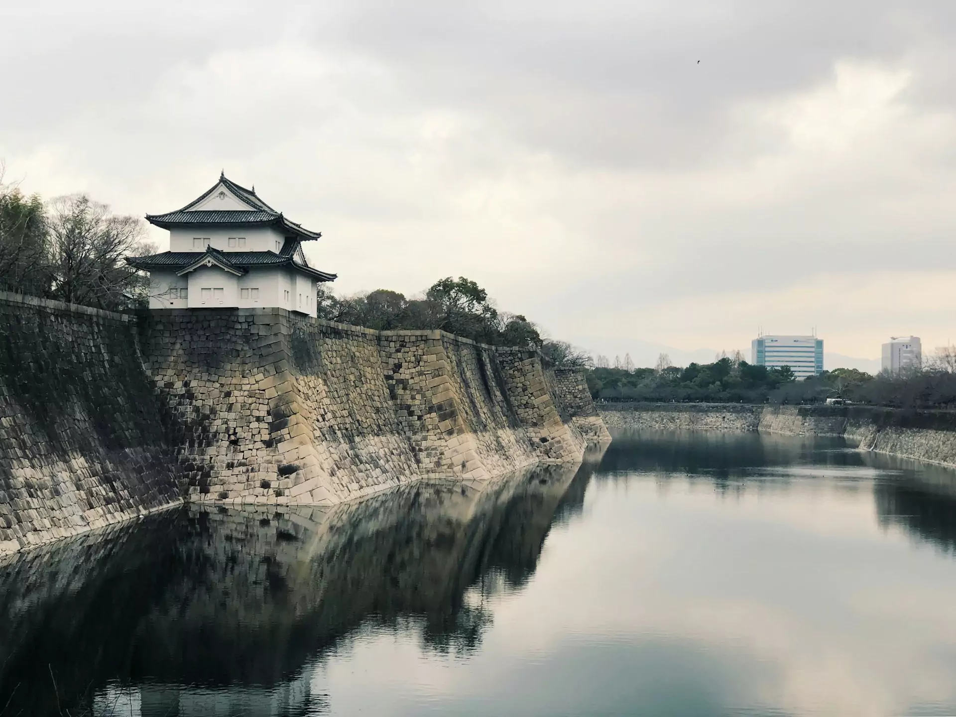 Osaka Castle moat