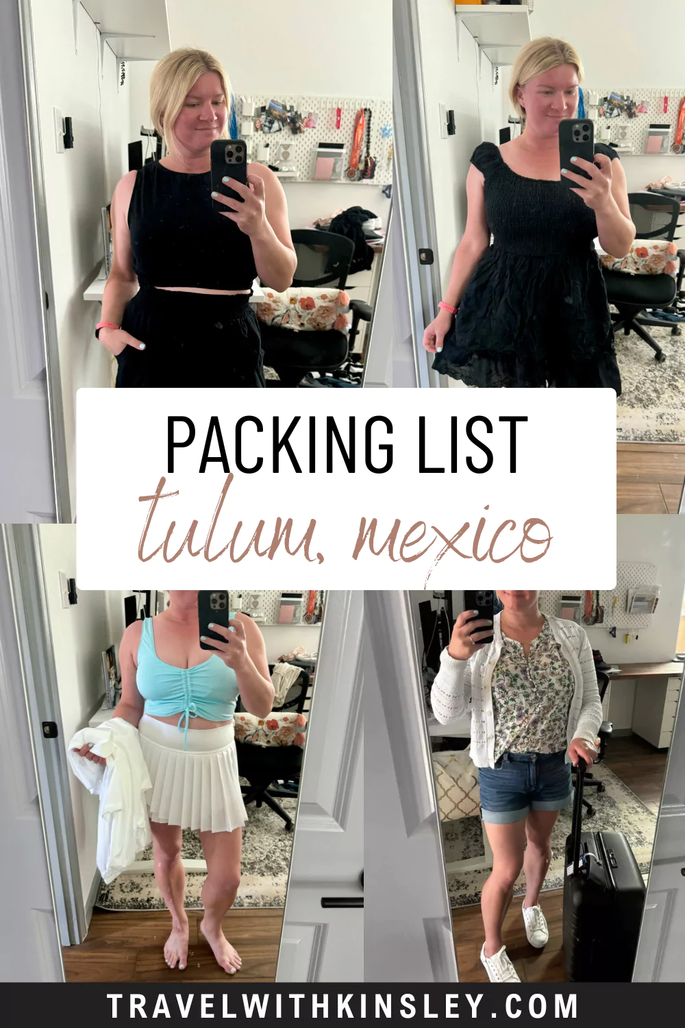 What I Packed for Tulum Pinterest Pin 2