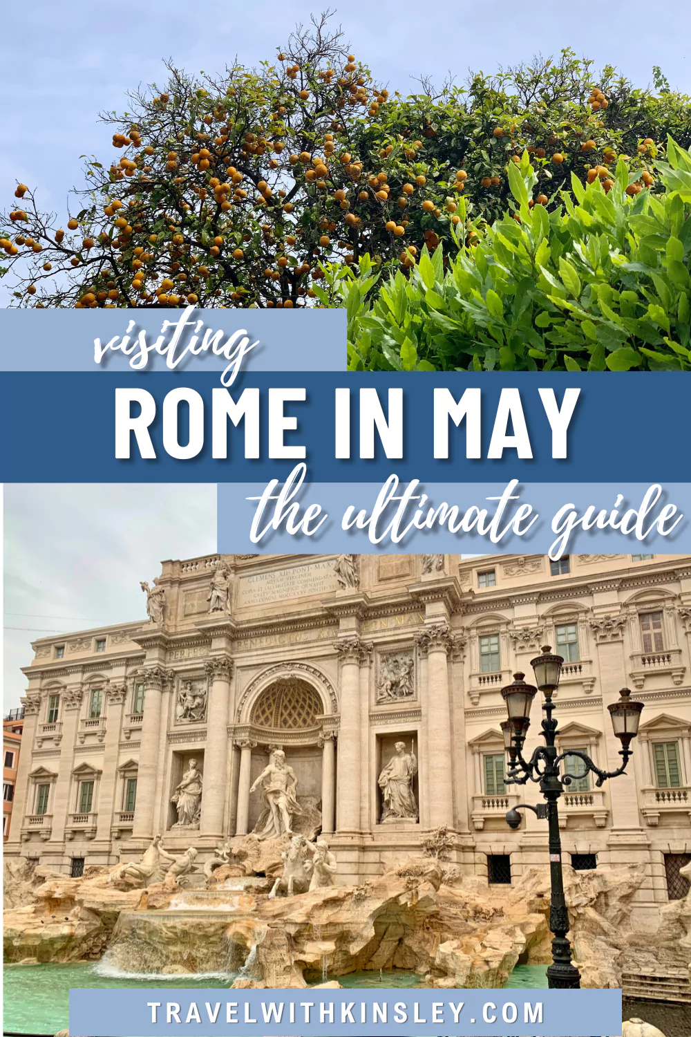 Visiting Rome in May Pinterest Pin 1