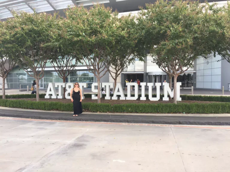 Texas Arlington AT&T Stadium Katie Sign